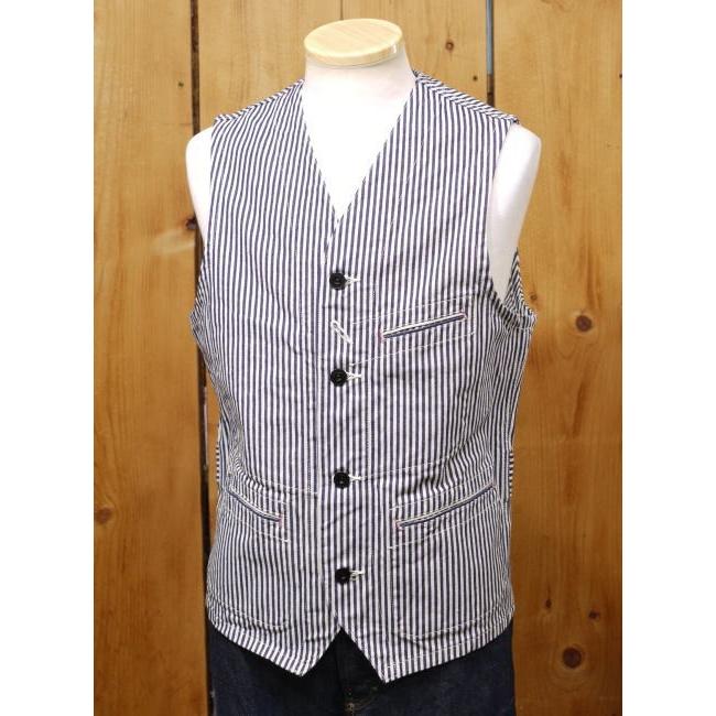 SUGAR CANE ストライプ ベスト サイズ36 SUGAR CANE SUGARCANE シュガーケーン #SC12654 9oz