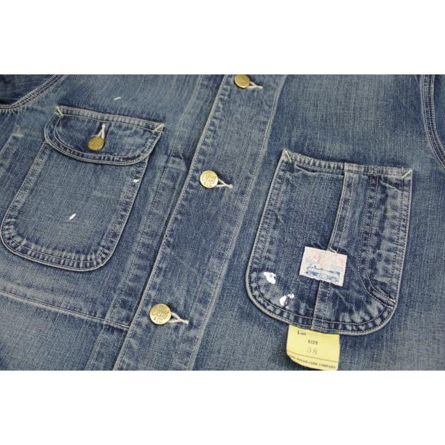 シュガーケーン カバーオール size38 SUGAR CANE シュガーケーン 11oz.エイジング加工 デニム