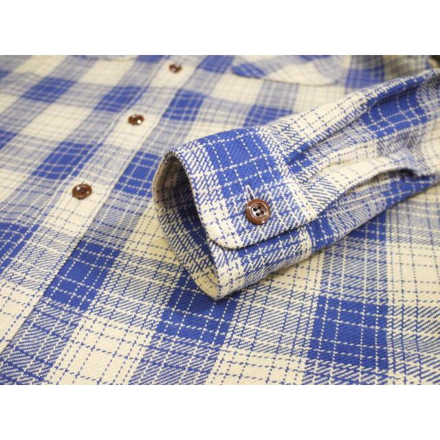 SUGAR CANE シュガーケーン ツイルチェック 長袖ネルワークシャツ