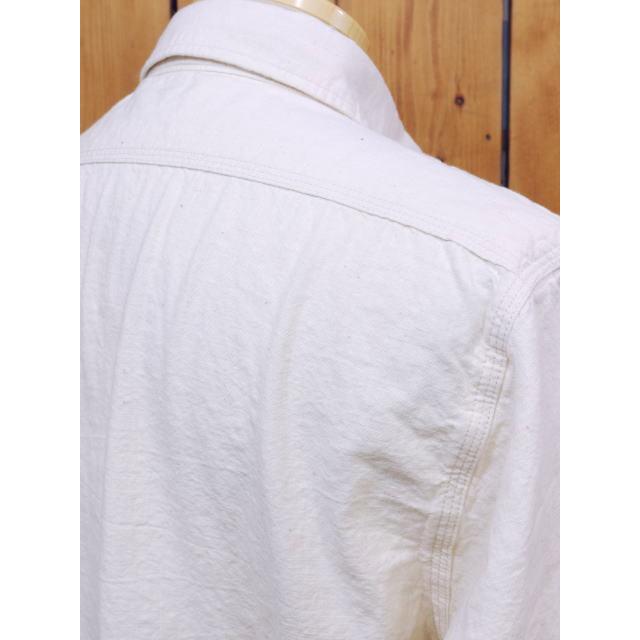 SUGAR CANE シュガーケーン 半袖シャンブレーワークシャツ オフ