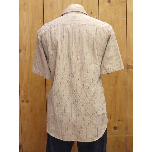 SUGAR CANE シュガーケーン コークストライプワークシャツ ベージュ 
