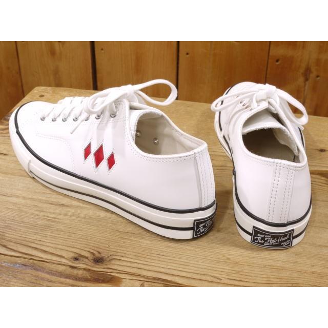 【The Flat Head】 ホワイトレザースニーカー26cm The Flat Head】 ホワイトレザースニーカー26cm