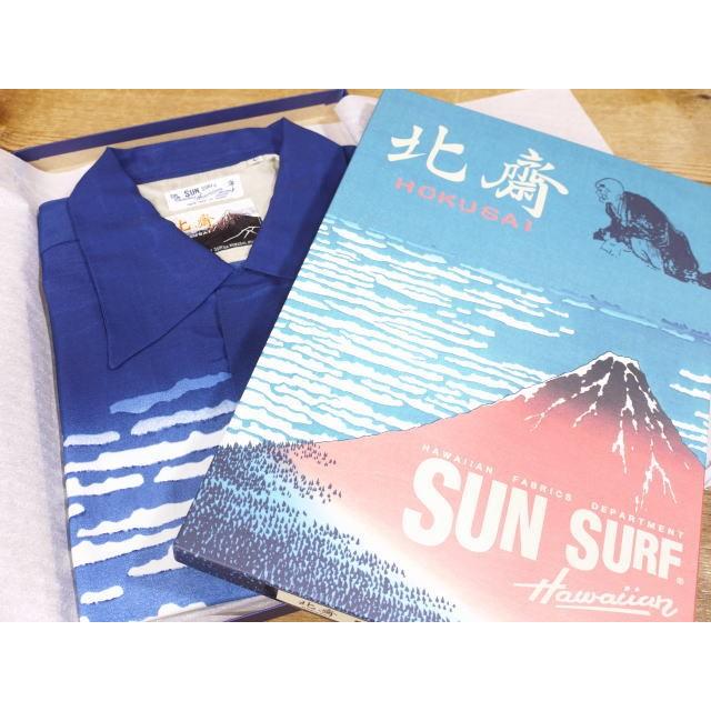 SUN SURF サンサーフ×北齋 凱風快晴 レーヨンシャツ SS37917