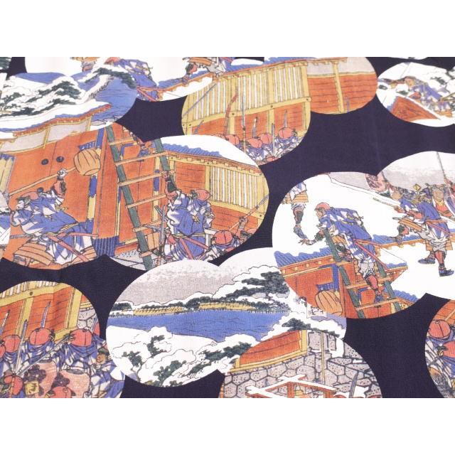 サンサーフ×北齋 忠臣蔵討入 レーヨンシャツ SS37918 サンサーフ 2018 アロハシャツ 北斎 | SUN SURF | 02