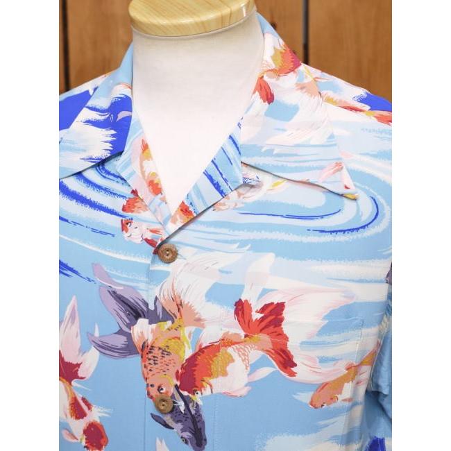 サンサーフ SS38027 GOLD FISH ハワイアンシャツ sunsurf レーヨンシャツ | SUN SURF | 05