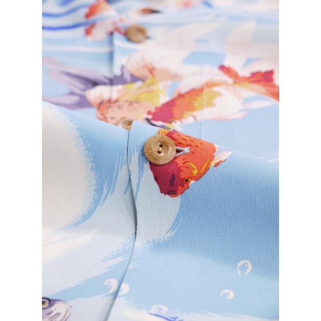 サンサーフ SS38027 GOLD FISH ハワイアンシャツ sunsurf レーヨンシャツ | SUN SURF | 06