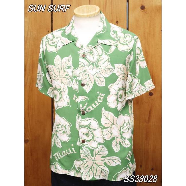 サンサーフ SS38028 PATTERN OF TROPICAL PLANTS  ハワイアンシャツ sunsurf レーヨンシャツ | SUN SURF | 14