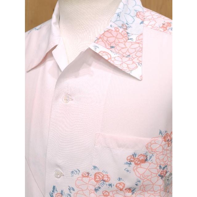 サンサーフ×北齋 桜富士 レーヨンシャツ SS38468 アロハシャツ 北斎 sunsurf | SUGAR CANE | 02