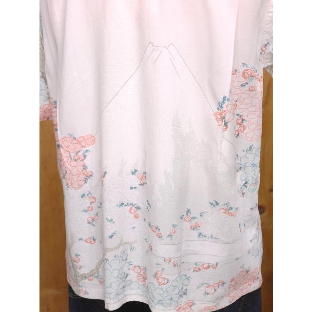 サンサーフ×北齋 桜富士 レーヨンシャツ SS38468 アロハシャツ 北斎 sunsurf | SUGAR CANE | 04