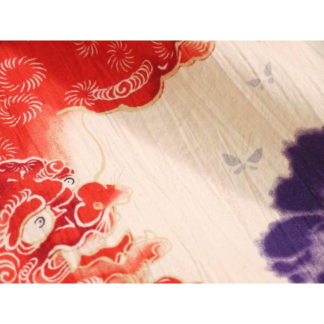 サンサーフ KARAJISHI BOTAN 唐獅子牡丹 アロハシャツ SS38550 sunsurf | SUGAR CANE | 04