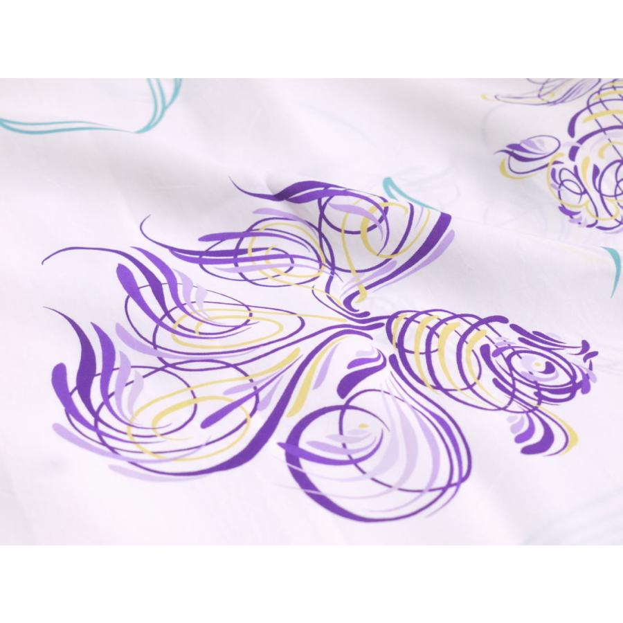 サンサーフ  GOLD FISH BOWL by KEN THE FLATTOP ピンストライプハワイアンシャツ ネイビー ホワイト ブラック SS38718 SUN SURF | SUN SURF | 02