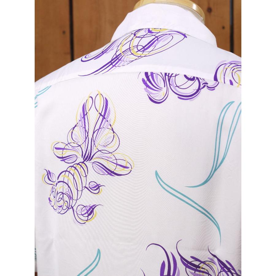 サンサーフ  GOLD FISH BOWL by KEN THE FLATTOP ピンストライプハワイアンシャツ ネイビー ホワイト ブラック SS38718 SUN SURF | SUN SURF | 11