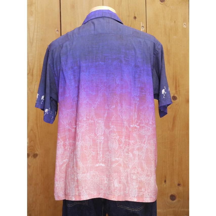 サンサーフ SS39128 スペシャルエディション SUN SURF×河鍋暁斎 暁斎漫画 和柄アロハシャツ | SUN SURF | 03