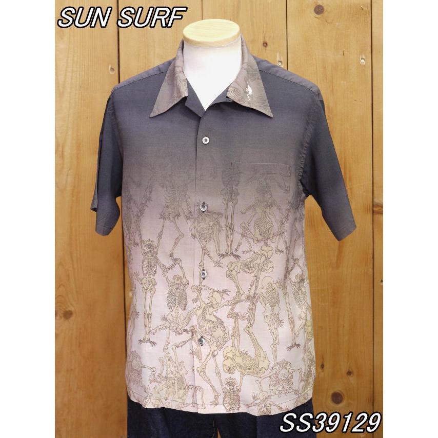 サンサーフ SS39129 スペシャルエディション SUN SURF×河鍋暁斎 画鬼 狂斎 和柄アロハシャツ | SUN SURF