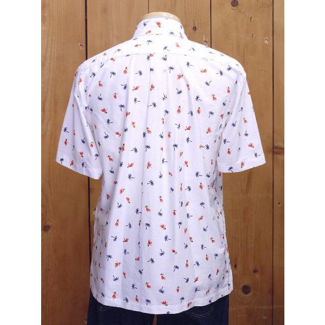 サンサーフ SS39282 フラダンサーオックスフォードボタンダウンシャツ ホワイト ブルー レッド | SUGAR CANE | 05