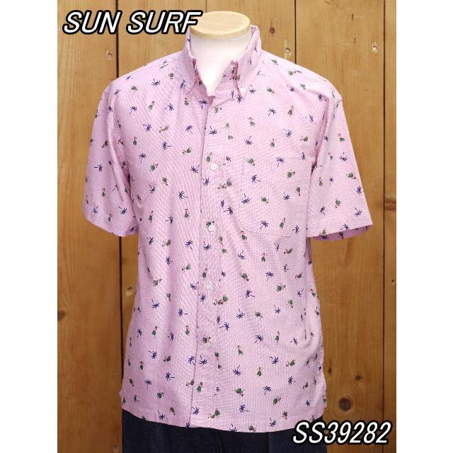 サンサーフ SS39282 フラダンサーオックスフォードボタンダウンシャツ ホワイト ブルー レッド | SUGAR CANE | 09