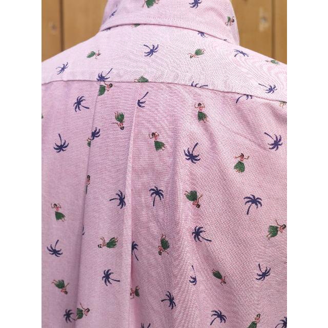 サンサーフ SS39282 フラダンサーオックスフォードボタンダウンシャツ ホワイト ブルー レッド | SUGAR CANE | 12