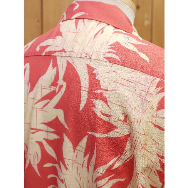 サンサーフ ISLAND PINEAPPLE コットンリネン オープンシャツ ホワイト レッド ブルー  SS39285 | SUGAR CANE | 12