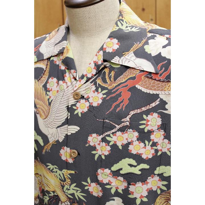 サンサーフ SS39414 THE TRIANGULAR FIGHT ハワイアンシャツ sunsurf レーヨンシャツ | SUN SURF | 08