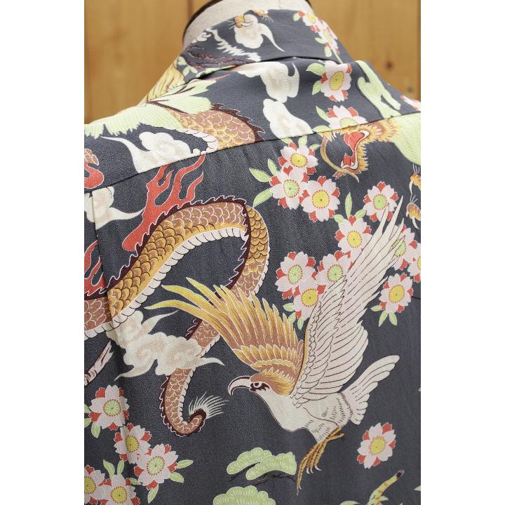 サンサーフ SS39414 THE TRIANGULAR FIGHT ハワイアンシャツ sunsurf レーヨンシャツ | SUN SURF | 09