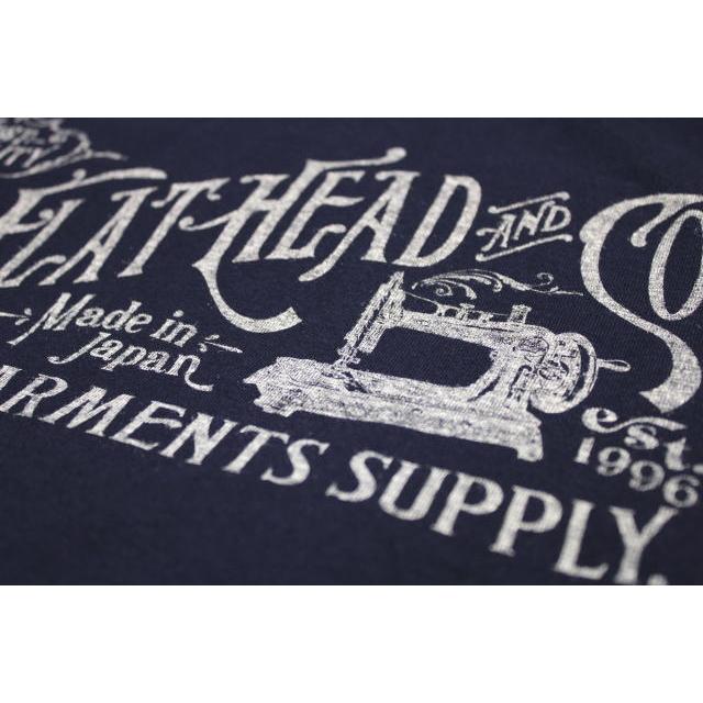 フラットヘッド Tシャツ FN-THC-052 GEUINE GARMENTS 丸胴半袖Tシャツ ホワイト ブラック グレー theflathead | The Flat Head | 02