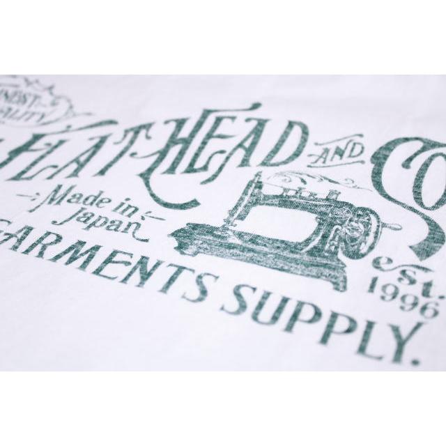フラットヘッド Tシャツ FN-THC-052 GEUINE GARMENTS 丸胴半袖Tシャツ ホワイト ブラック グレー theflathead | The Flat Head | 01