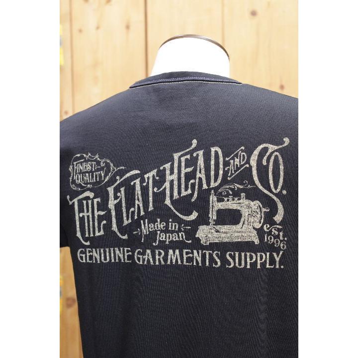 フラットヘッド Tシャツ FN-THC-052 GEUINE GARMENTS 丸胴半袖Tシャツ ホワイト ブラック グレー theflathead | The Flat Head | 07