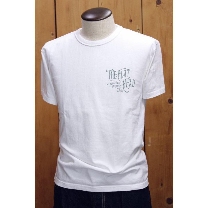 フラットヘッド Tシャツ FN-THC-052 GEUINE GARMENTS 丸胴半袖Tシャツ ホワイト ブラック グレー theflathead | The Flat Head | 09