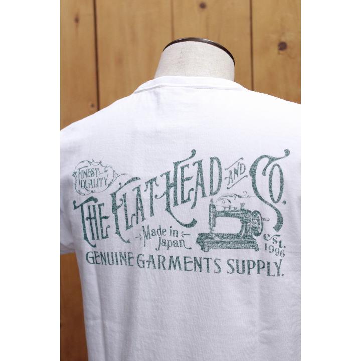 フラットヘッド Tシャツ FN-THC-052 GEUINE GARMENTS 丸胴半袖Tシャツ ホワイト ブラック グレー theflathead | The Flat Head | 11
