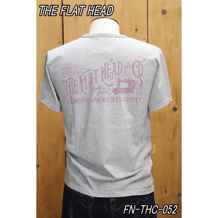 フラットヘッド Tシャツ FN-THC-052 GEUINE GARMENTS 丸胴半袖Tシャツ ホワイト ブラック グレー theflathead | The Flat Head | 12