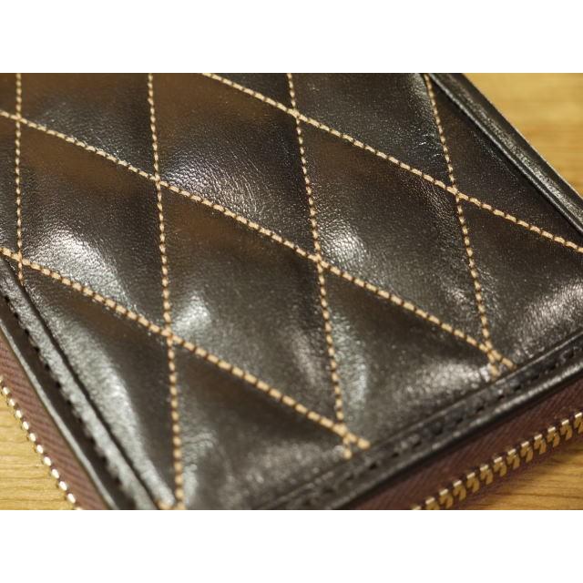 美品　トイズマッコイ　キルティング　財布　ウォレット　レザー　シールブラウン 美品 トイズマッコイ キルティング 財布 ウォレット レザー シール