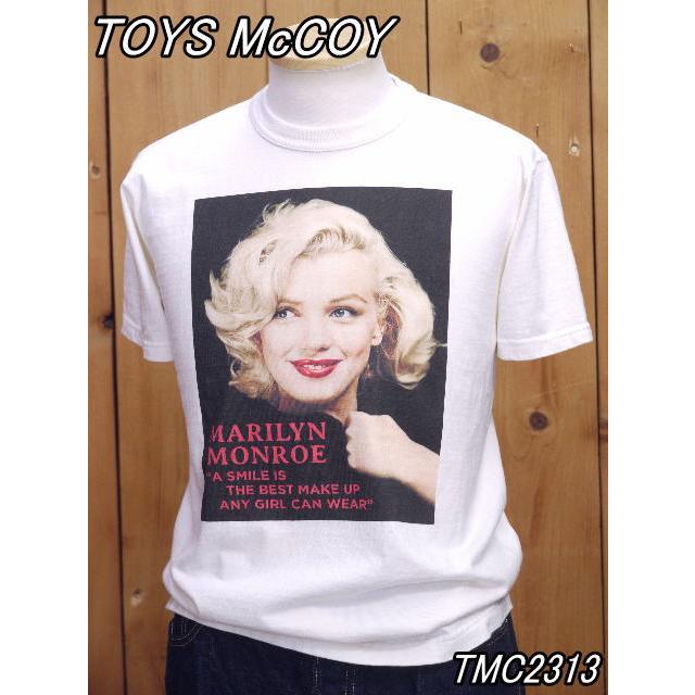 トイズマッコイ TMC2313 MARILYN MONROE TEE " A SMILE IS THE BEST MAKE UP "半袖 Tシャツ toysmccoy｜craft-ac｜02