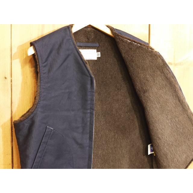 TOYS McCOY（トイズマッコイ） アルパカデッキベスト TMJ1721 ネイビー