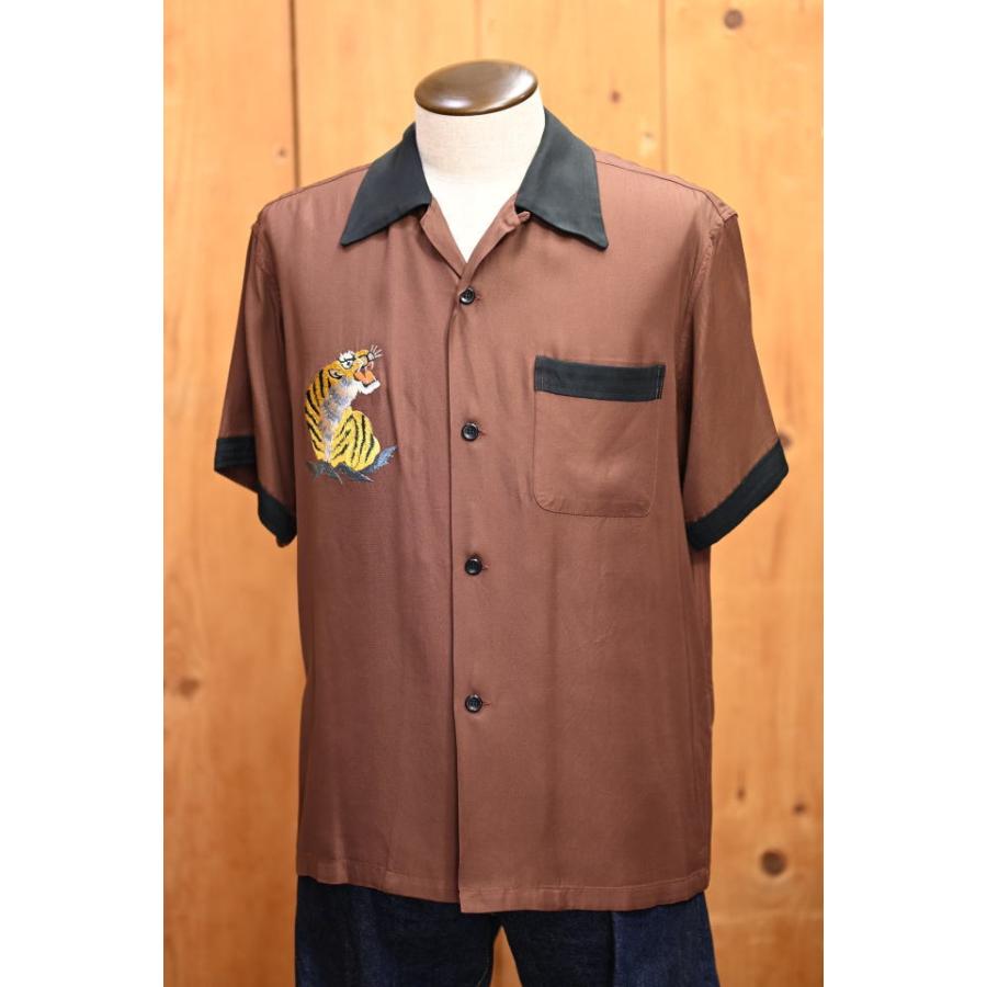 TAILOR TOYO テーラー東洋 スカシャツ “ROARING TIGER” 虎柄ボーリング