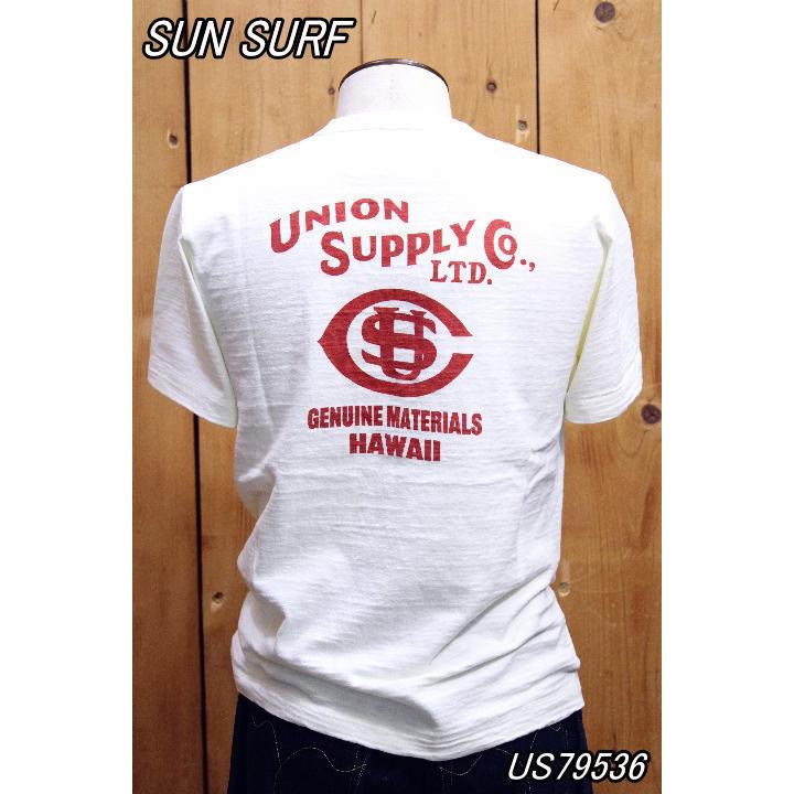 SUN SURF サンサーフ ユニオンサプライ ロゴスラブ半袖Tシャツ
