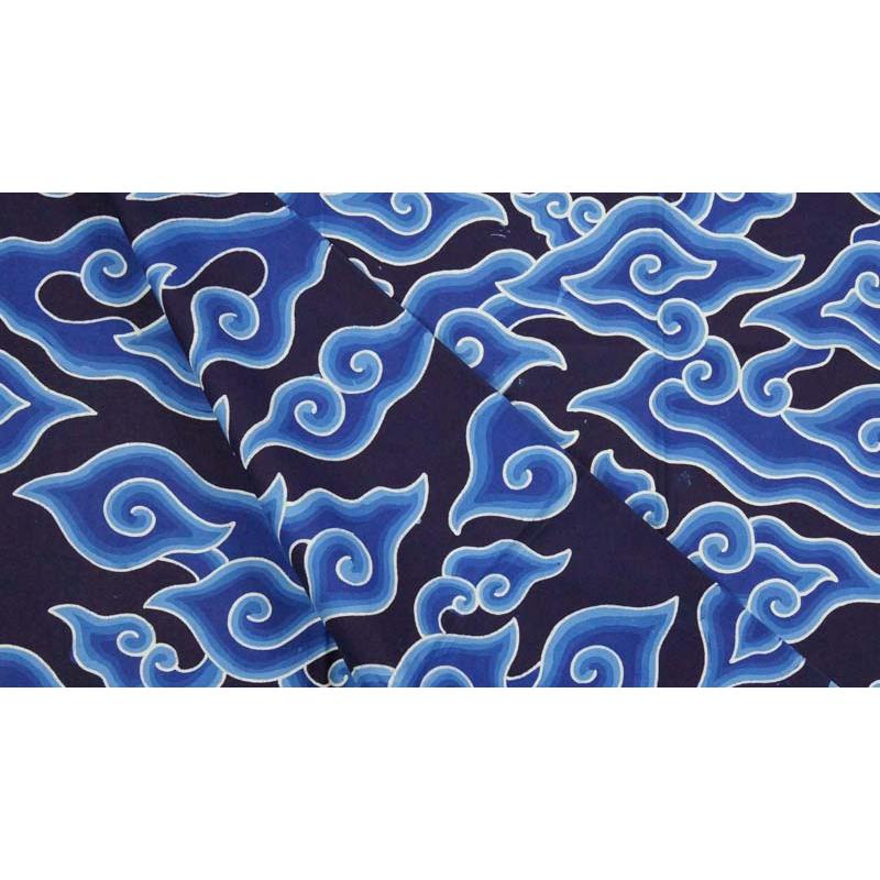 バティック ジャワ更紗 メガブンドゥン 雲竜模様 希少 手描き 手染め