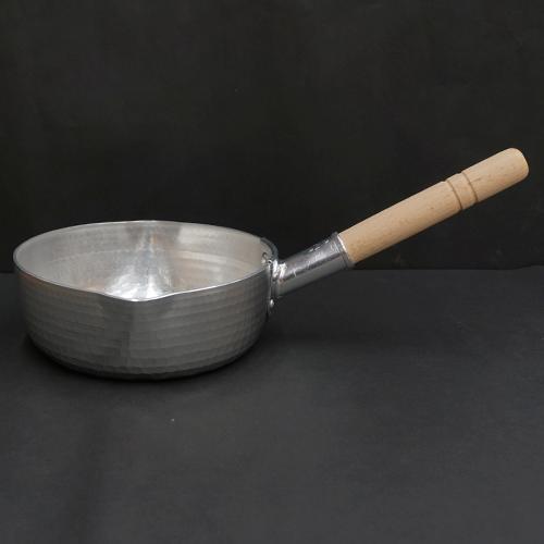 中村銅器製作所 特製 厚口 アルミ 雪平鍋 特注 両口 18cm 打出