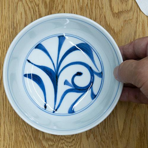 希少 砥部焼梅山窯藍の器中鉢ボウル3個セット重厚感ありビンテージ食器 希少 砥部焼梅山窯藍の器中鉢ボウル3個セット重厚感あり