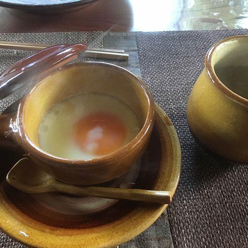 和食器 布志名焼 湯町窯 ふわふわ 卵 の エッグベーカー 小 黄釉