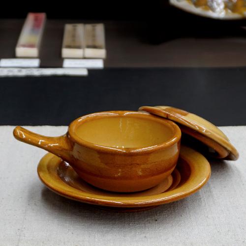和食器 布志名焼 湯町窯 ふわふわ 卵 の エッグベーカー 大 黄釉 和食器 布志名焼 湯町窯 ふわふわ 卵 の エッグベーカー 大 黄釉