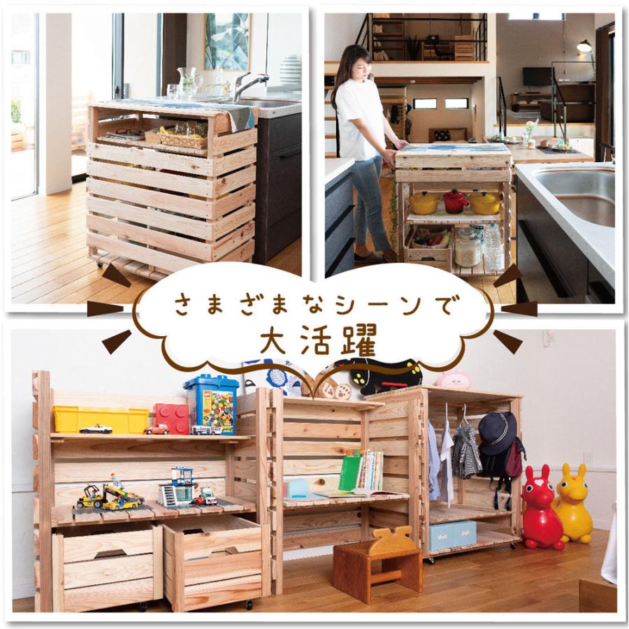 おもちゃ 収納 ラック ワゴン キャスター 子供 部屋 リビング トイ 国産天然木 木製 おしゃれ ナチュラル Diyキット Bebeii セット Bebe2 Boxtopset Stackbox じん工房 通販 Yahoo ショッピング