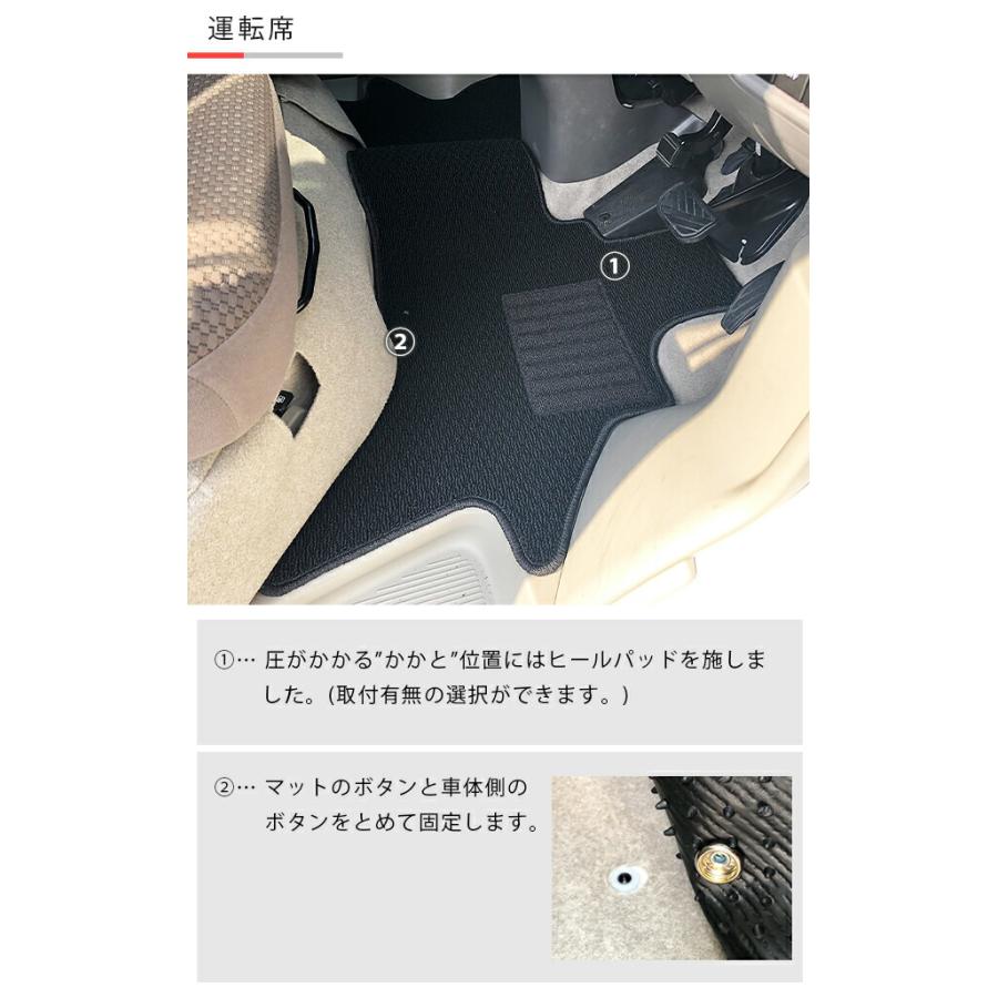 エブリイワゴン スズキ DA17W フロアマット STシリーズ カーマット