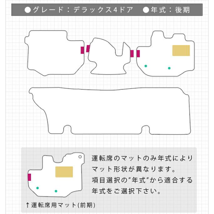 トヨタ純正 ハイエース ワイド ガソリン車用 ヘッダマット