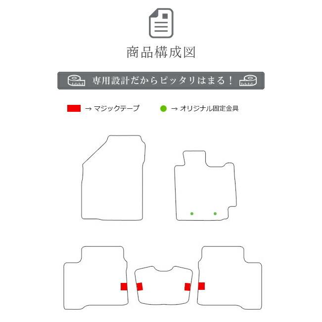 スイフト スポーツ フロアマット LXマット ZC33S SUZUKI SWIFTsport カーマット 純正 TYPE 内装 カスタム｜craft-mart｜02