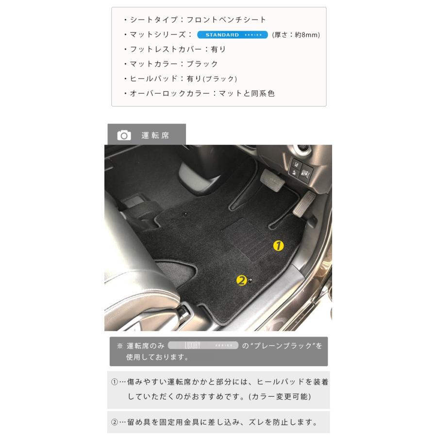 N-BOX n-box n-boxカスタム フロアマット DXシリーズ jf3 jf4 ホンダ