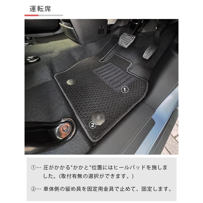 日産（NISSAN） サクラ フロアマット DXシリーズ 専用 車用 