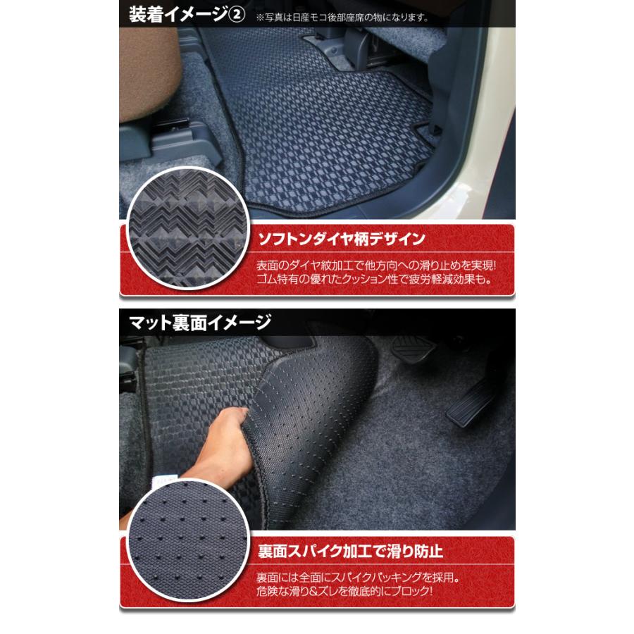 日産（NISSAN） サクラ フロアマット ラゲッジマット セット ラバー