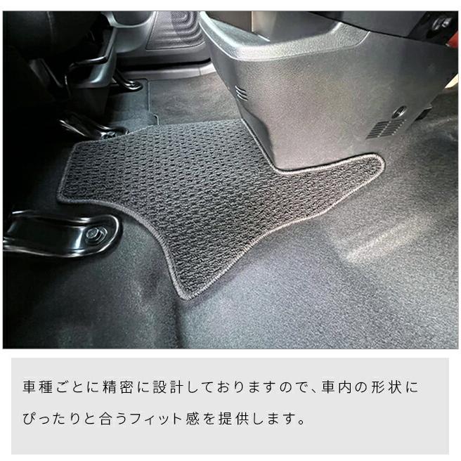 日産（NISSAN） サクラ フロアマット フロントセンター ラバーシリーズ