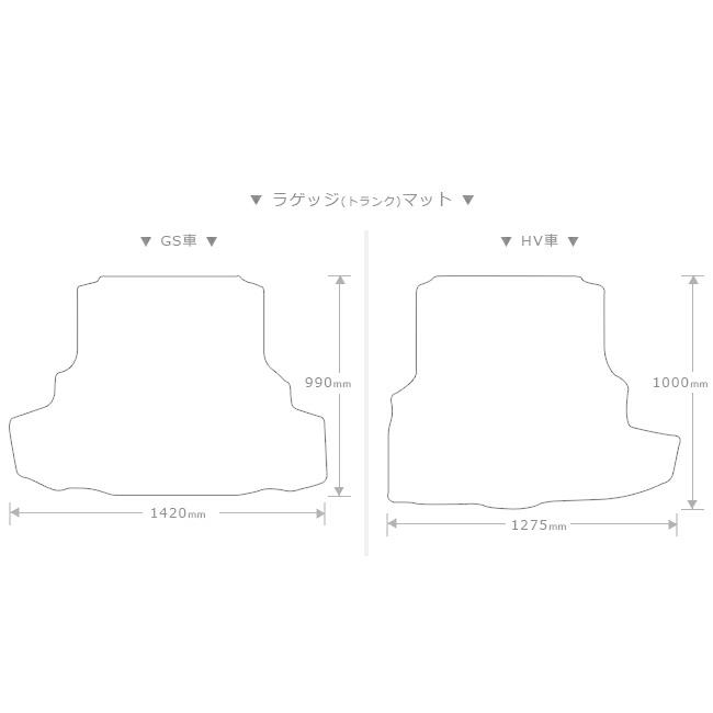 レクサス（LEXUS） RC 10系 フロアマット ラゲッジマット セット
