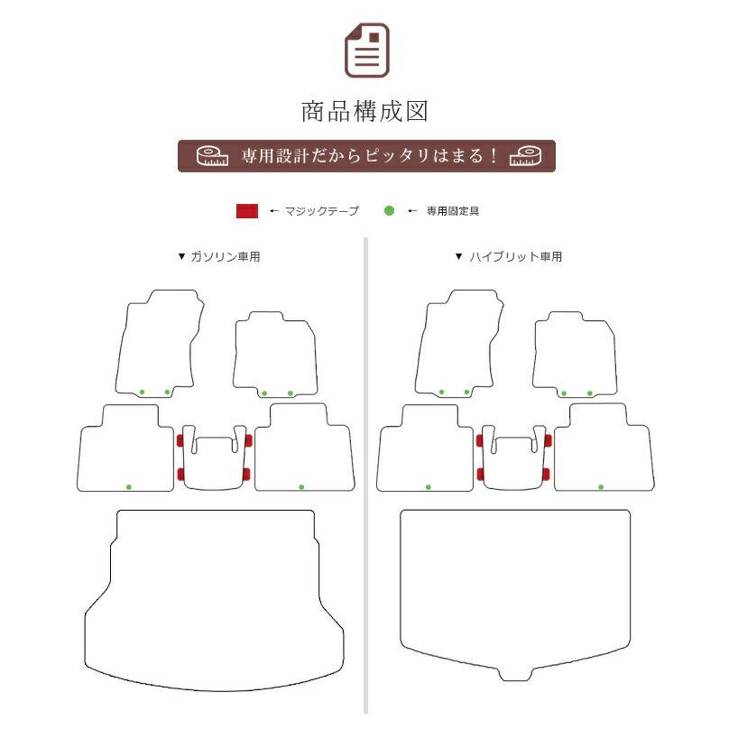 エクストレイル フロアマット ラゲッジマット セット DXマット T32 5人乗り カーマット 純正 TYPE 日産 カーアクセサリー 内装 カスタム : 3616 : Craft Mart